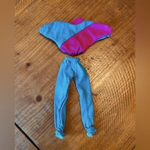 Vintage 1980s Barbie Skipper Doll Clothing Activewear Outfit